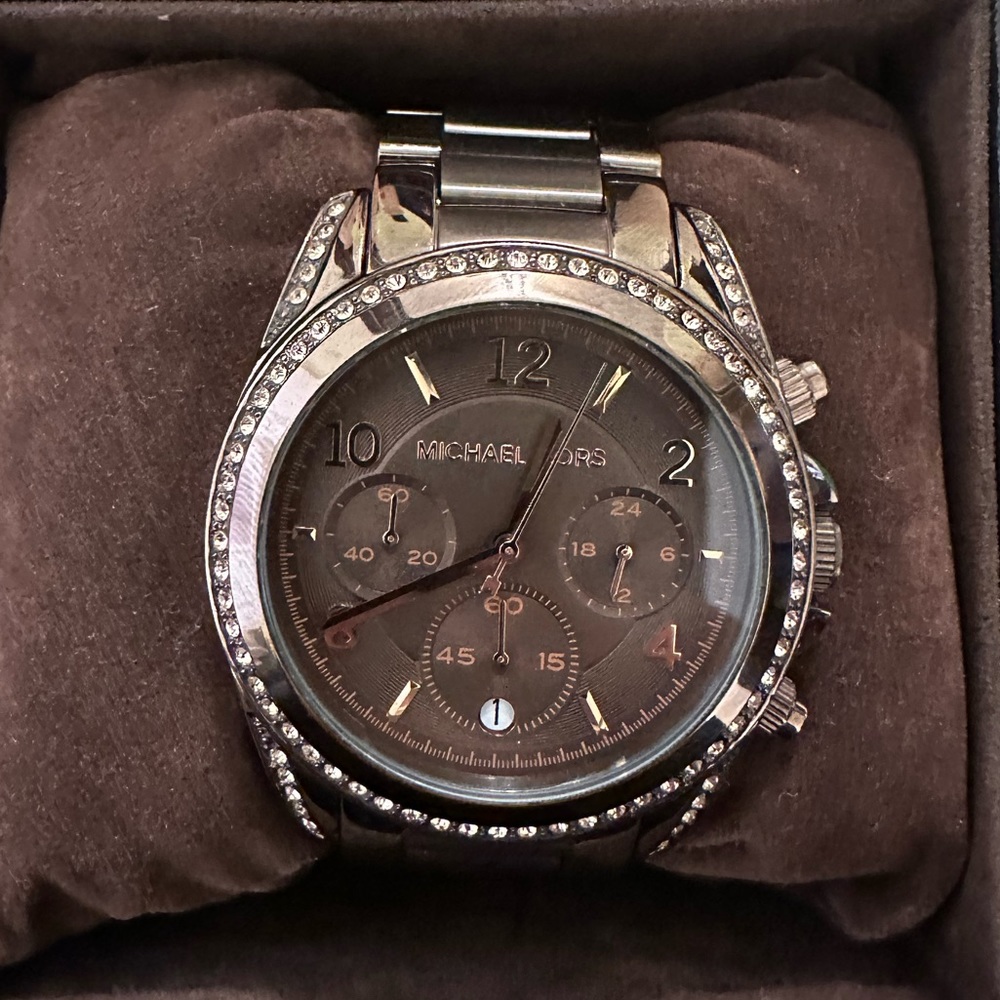 Chocolate gold Michael Kors watch